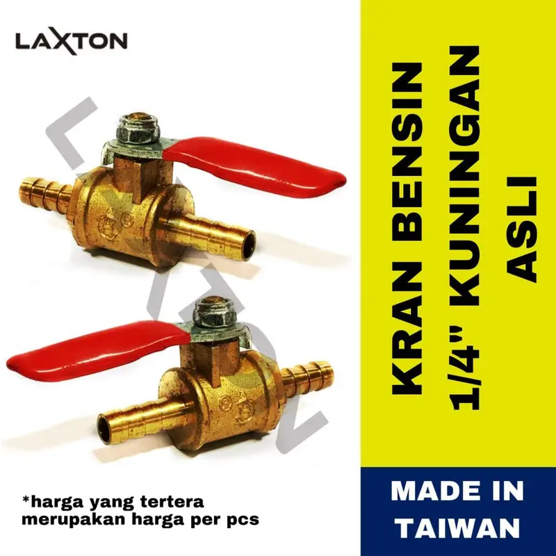 Kran Bensin Motor Kuningan Universal Ukuran 1/4 Impor Taiwan Best Quality 1