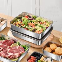 Gambar COD nampan sus 6pcs Food box makanan apapun/Food Box Isi 6pcs-Food Container-Tempat Menyimpan Makanan dan Sayuran Stainless-Free Sendok Kitchenware/nampan sus Kotak Stainless Steel Wadah/WADAH MAKANAN STAINLESS 6PCS • COCOK UNTUK DAPUR - SET6PCS nampan sus dari FIH STORE_NEW Kab. Tangerang 5 Tokopedia