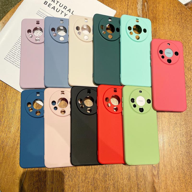 Product Introduction of Suitable for Mate60 Fine Hole Frosted TPU Straight Nova12 Protective Case Huawei Pura70 Silicone Phone Case Cellphone Protector Protection Smartphone 0