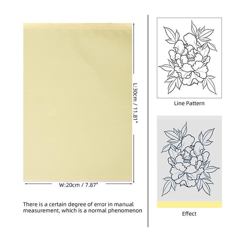 Product Introduction of 5Pcs Lot Tattoo Transfer Paper Tattoo Transfer Paper A4 Size Tool Tattoo Copier For Tattooists Tattoo Supplies 31