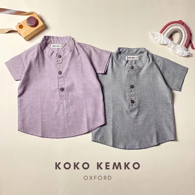 Kemeja Koko Kemko Anak Laki-Laki by Filos Kids Katun Casual Muslim 6