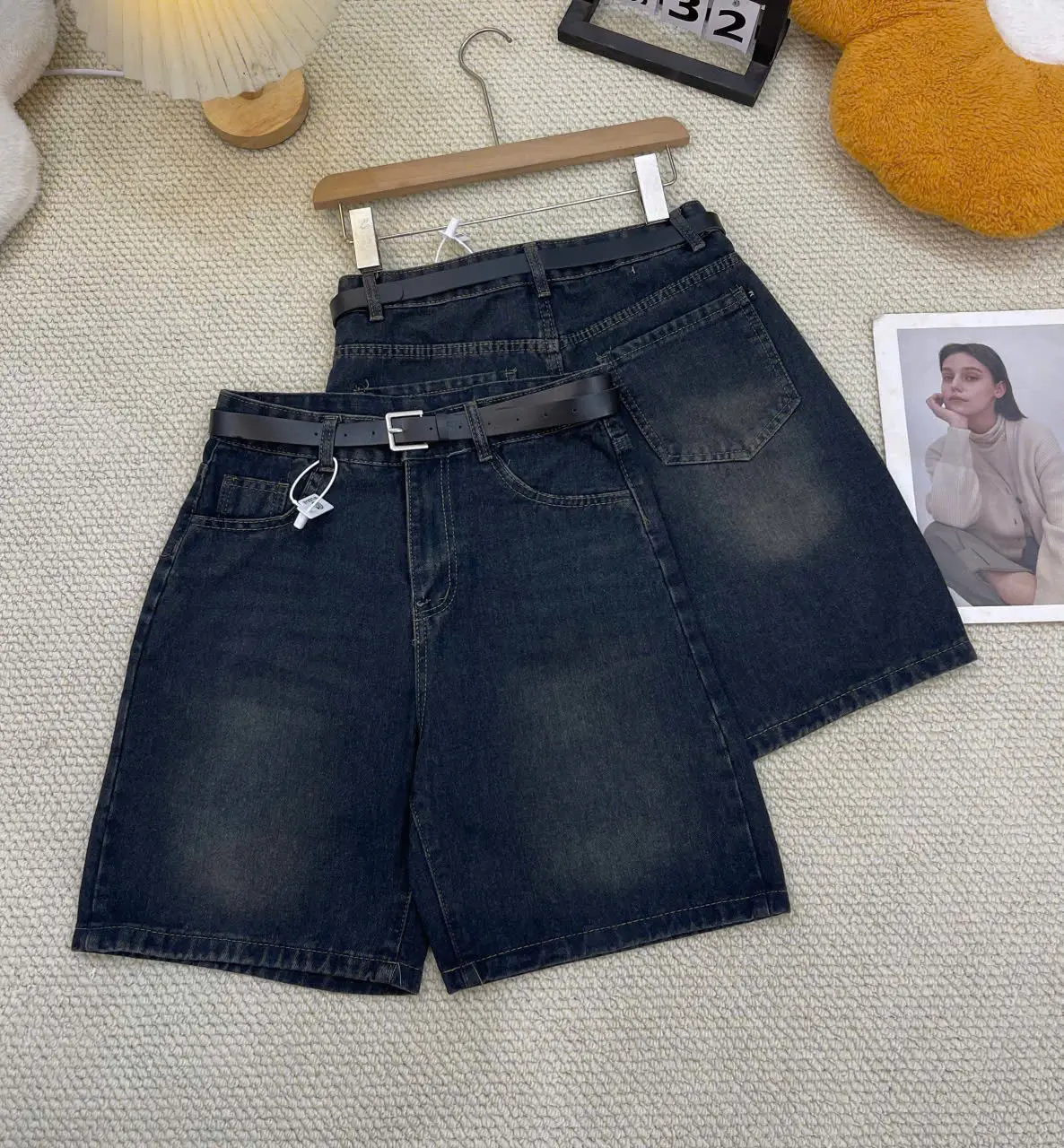 QUẦN JEANS NGỐ ĐÙI TRƠN 3 SIZE SML