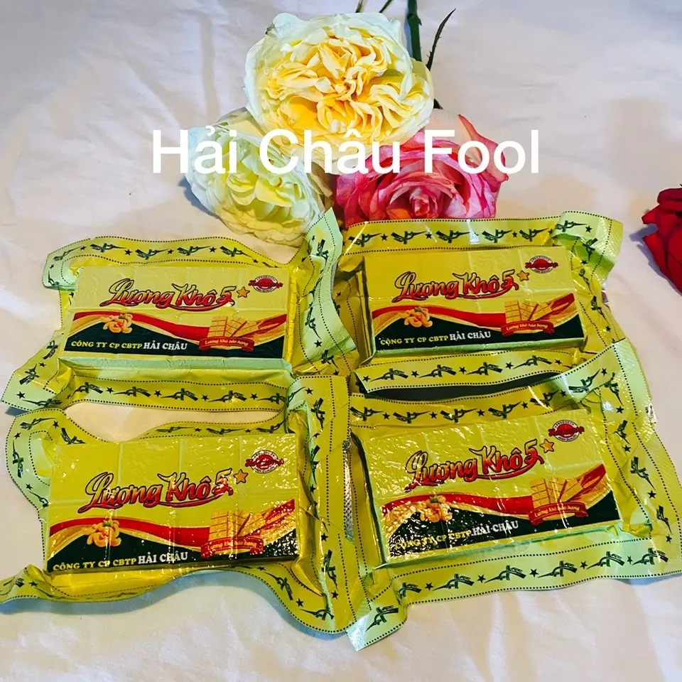 Lẻ 1 Gói Lương Khô 5 Sao Hải Châu Hạt Điều Thơm Ngon Bổ Dưỡng