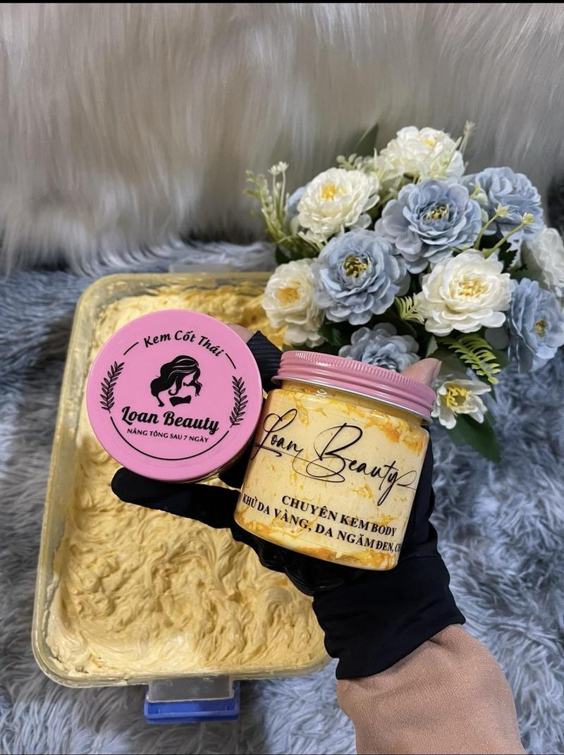 Product Introduction of {250g} Kem body cốt thái. Hỗ trợ khử da vàng, ngăm, đen, chai lì.  Dưỡng Da Body 16
