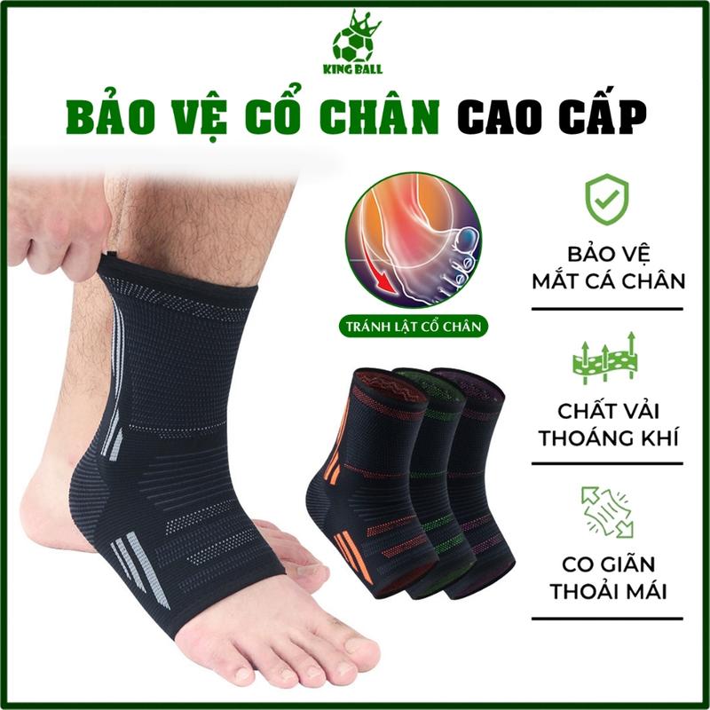 Bảo Vệ Mắt Cá Băng Quấn Cổ Chân Bó Gót Chống Lật Sơ Mi Tránh Lật Cổ Chân Giá Rẻ Chính Hãng Gym Đá Bóng KING BALL