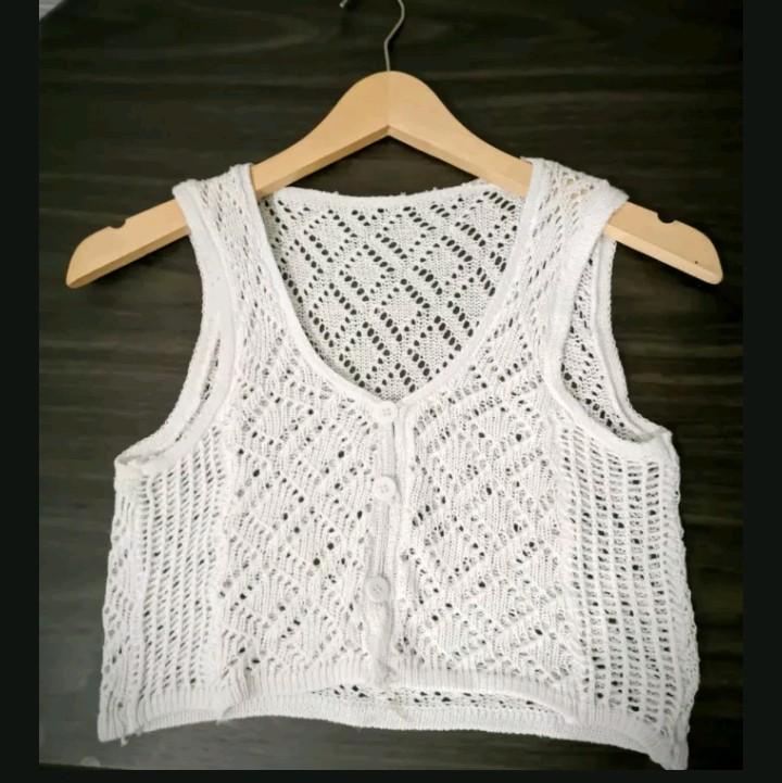 ROMPI RAJUT KOREAN VEST RAJUT BAJU RAJUT ATASAN RAJUT MURAH meriah 7