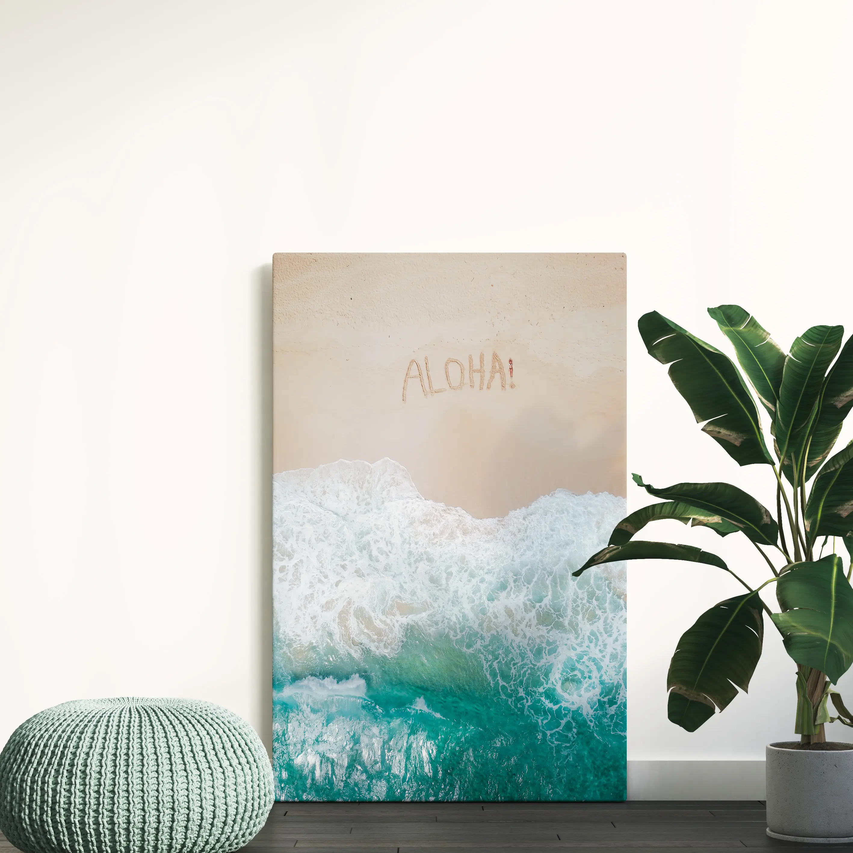 Hiasan Dinding Beach Art 30x40 Dekorasi Kamar Pajangan Dinding Aesthetic Wall Decor Modern - Poster