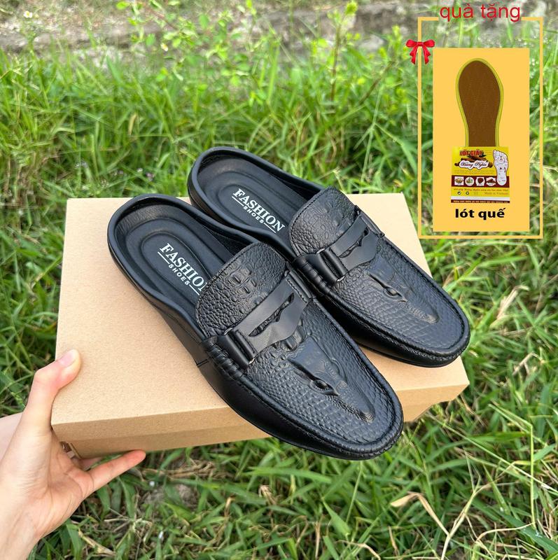 Sục Nam Thời Trang Cao Cấp, Tặng kèm 1 đôi lót giày quế