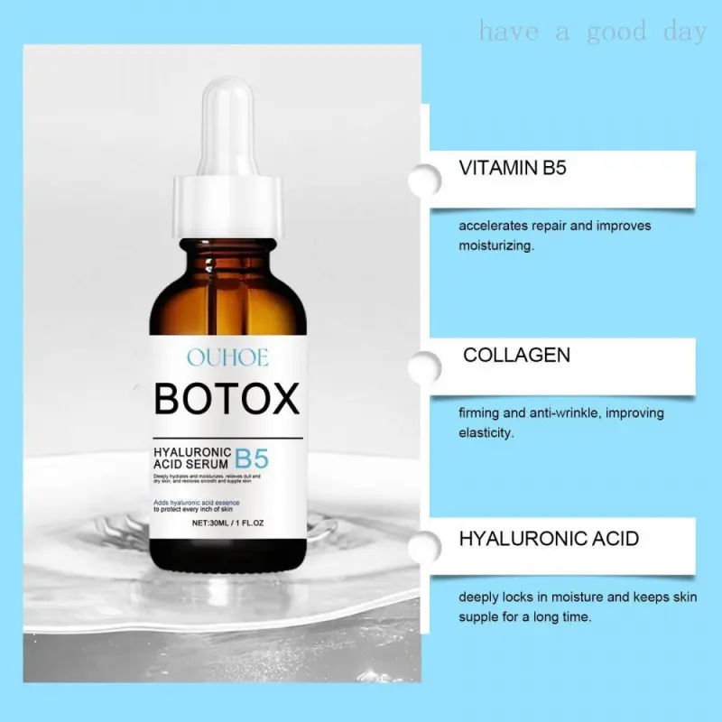 B5 Hyaluronic Acid Serum, 4 Counts/set Moisturizing Facial Skin Care Serum, Hydrating and Nourishing Facial Skin Care Product for Women & Men Comfort Moisturizer 5