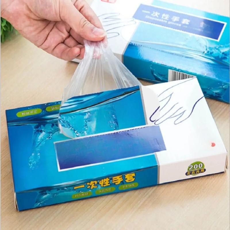 Product Introduction of 100pcs/box Cooking Cleaning Disposable For Transparent Plastic For Sanitary Gloves Household Gloves Gloves 0