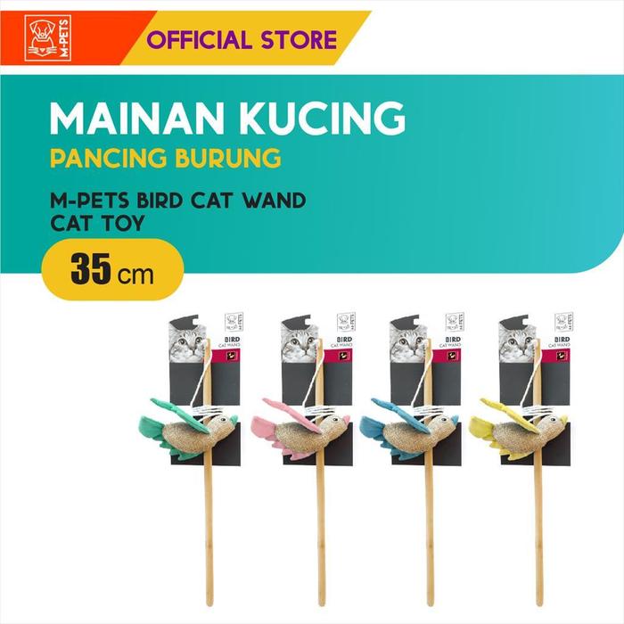 Gambar M-Pets Bird Cat Wand Cat Toy / Mainan Pancing Kucing Bentuk Burung - Mainan Pancing Kucing Bentuk Burung dari M-Pets Volk Pets Indonesia Kota Tangerang Tokopedia