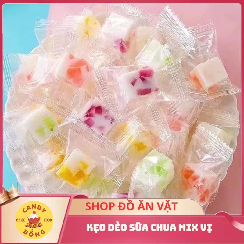  Candy Cake Food Kẹo Dẻo Sữa Chua Vị Trái Cây Mix Thơm Ngon Béo Ngậy Snack Food Thức Ăn Candy Đóng Gói Tiện Lợi Xuất Xứ Trung Quốc Đại Lục 