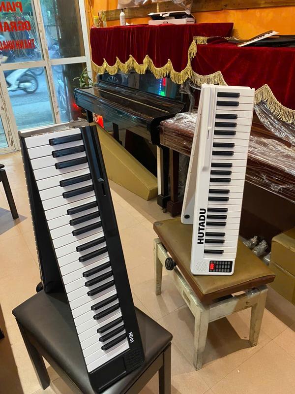 Đàn Piano Điện Gập gọn HUTADU HD01 Đủ 88 phím cảm ứng , Có Pedan dâm vang và bắt Butooth
