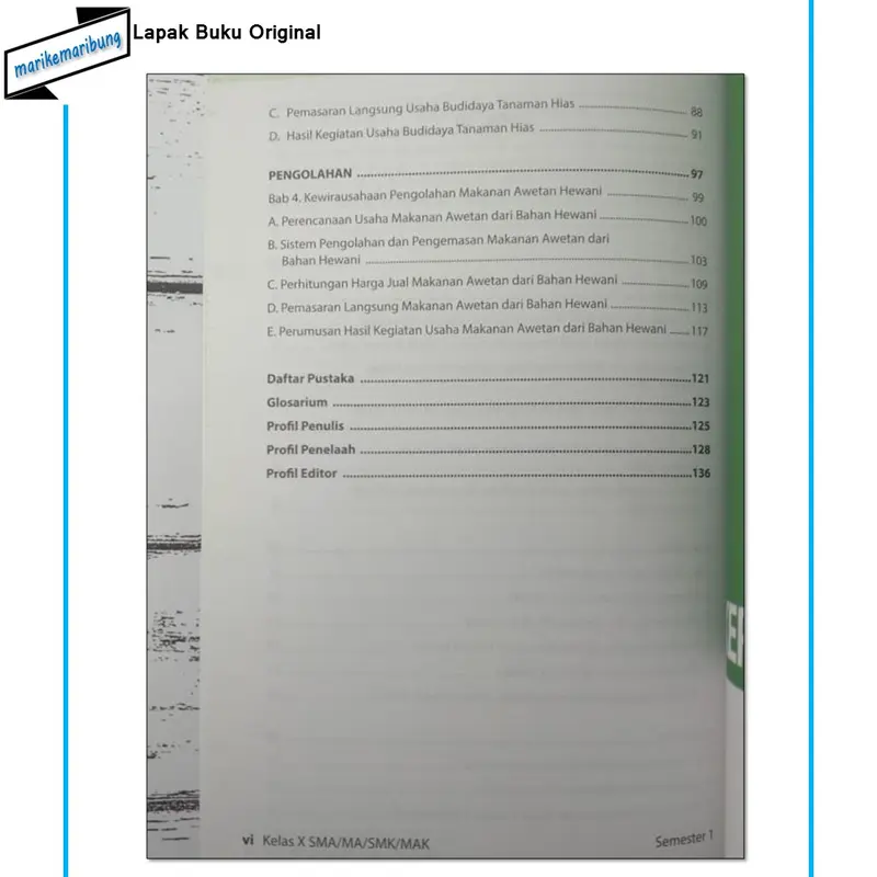 Buku Siswa Prakarya dan Kewirausahaan Kelas 10 Semester 2 SMA/SMK Kur 2013 Revisi 2