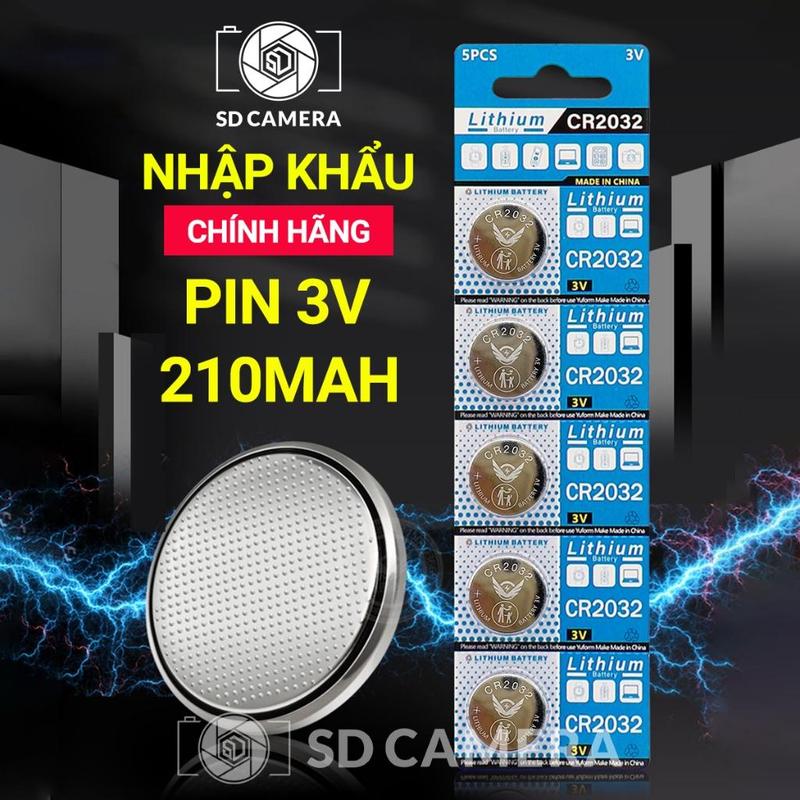 Pin cúc áo CR2032 Lithium 3V Dung lượng cao 2032 MẪU MỚI