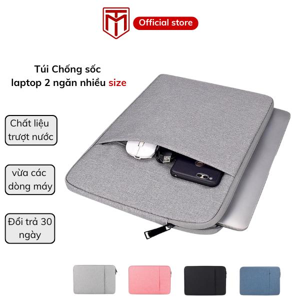 Túi Đựng Laptop Chống Sốc 2 Ngăn cho các dòng máy, Túi Chống Sốc size 13. Inch - 14 inch - 15.6 inch - 16 icnh