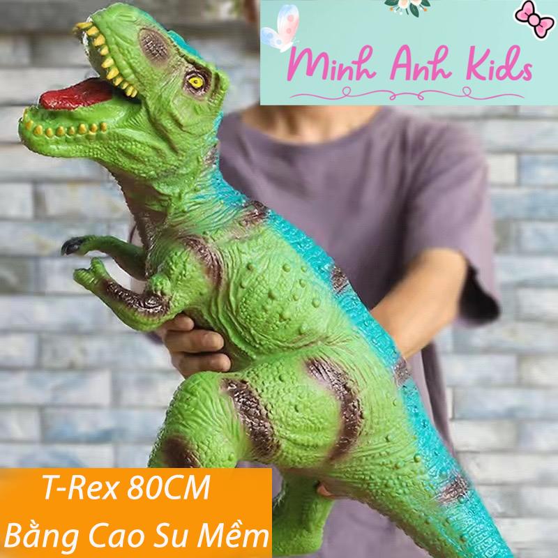 Mô hình đồ chơi khủng long bằng cao su mềm siêu to khổng lồ quà tặng cho bé
