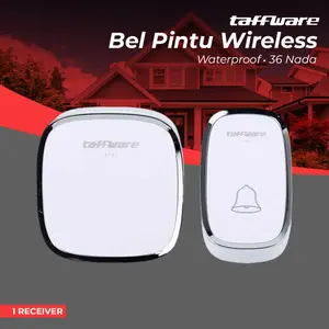 cod Bel Rumah Wireless Door Bell Waterproof Pintu 1 Receiver / Doorbell / Bel Pintu Rumah Tahan Air