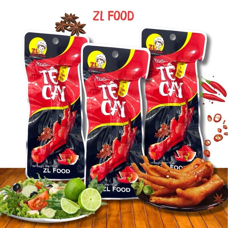 Combo 30 và 40 Chân Gà Tê Cay 50g Mẫu Mới Ngon Chuẩn Vị Giòn Cay Thưởng Thức Với Cơm