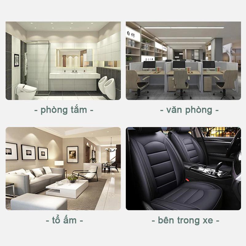 Chai xịt khử mùi diệt khuẩn xe ô tô hương thơm nước hoa cao cấp loại bỏ mùi nội thất xe 9