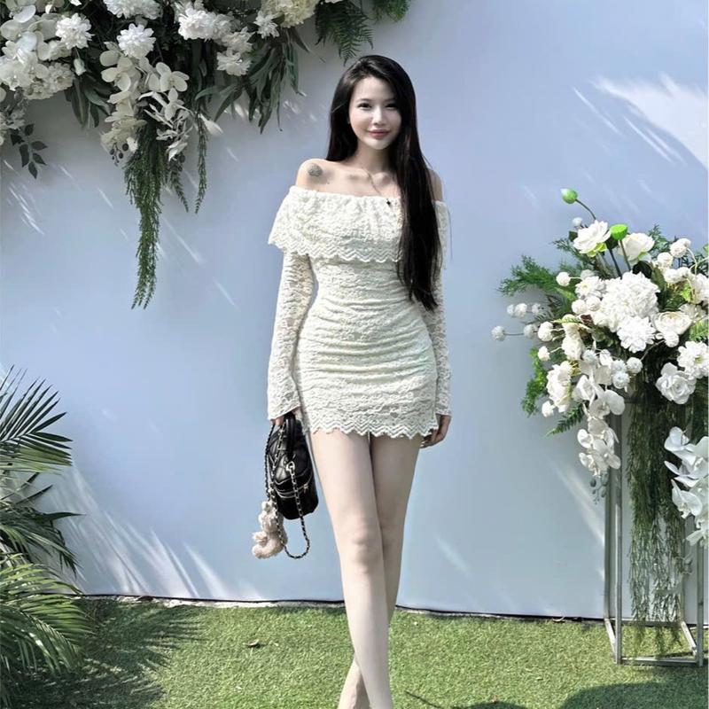 Váy Ren Hoa 2 Lớp – Vẻ Đẹp Nữ Tính, Sang Trọng Và Quyến Rũ váy  len