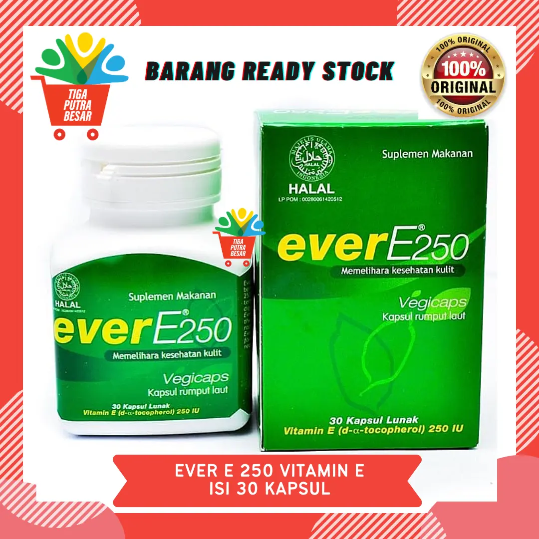 EVER E 250 IU VITAMIN E ISI 30 KAPSUL