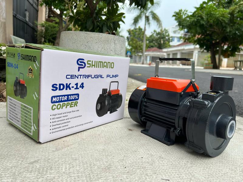 Máy bơm nước ly tâm hút sâu, Đẩy cao SHIMANO SDK-14 Công suất 370w - Bảo hành 12 tháng 3