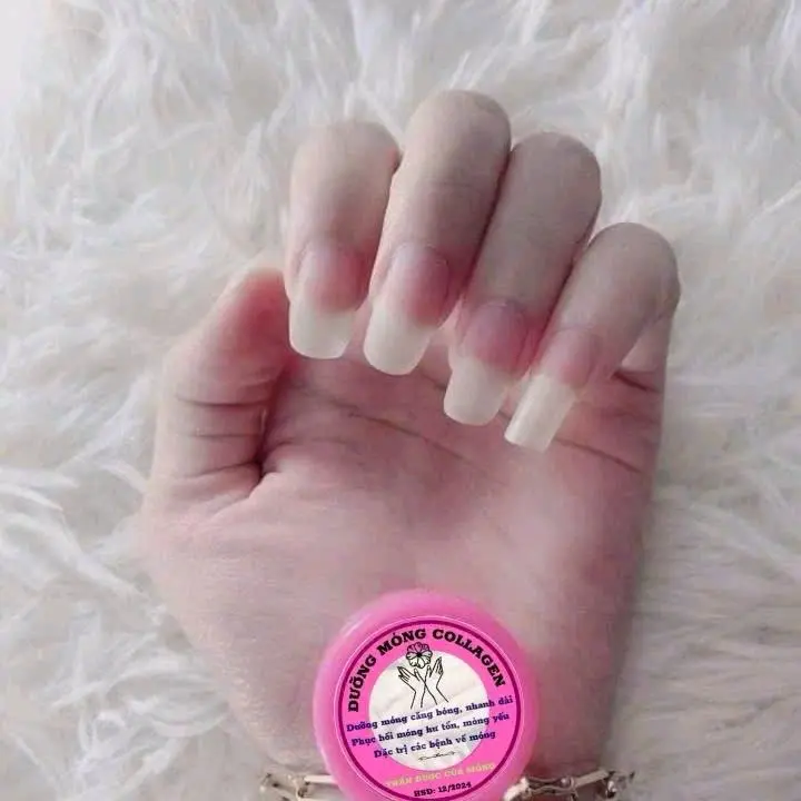 1lọ Kem Dưỡng Móng Collagen Giúp Móng Tay Chân Chắc Khỏe Nhanh Dài Bóng Móng