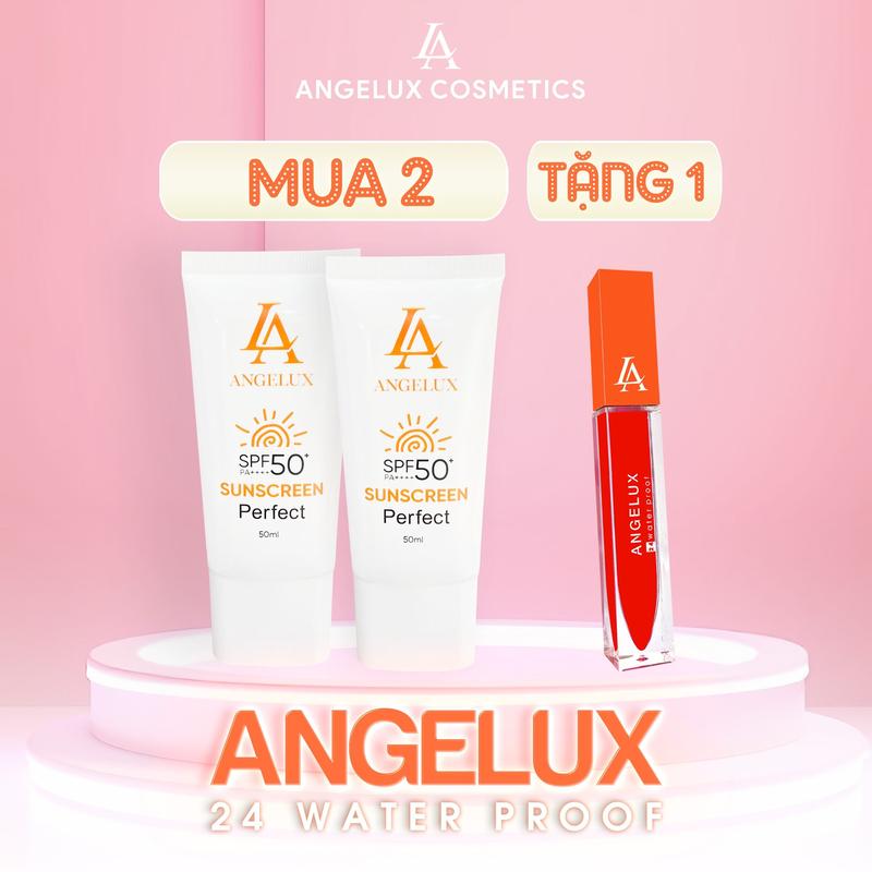 [ DEAL SỐC MUA 2 KEM CHỐNG NẮNG TẶNG 1 SON SIÊU LỲ ANGELUX ] 0