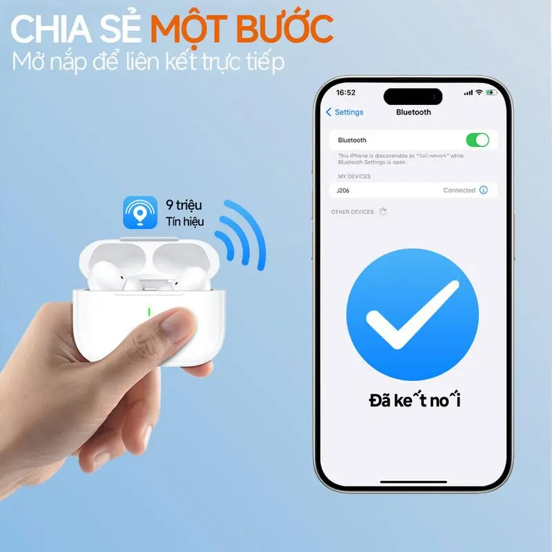 [GOOJODOQ - KOC/KOL]- Tai nghe Bluetooth phiên bản màu sắc mới ] Thời lượng pin siêu dài 3-5  giờ Chất lượng âm thanh  HIFI | BigBuy360 - bigbuy360.vn