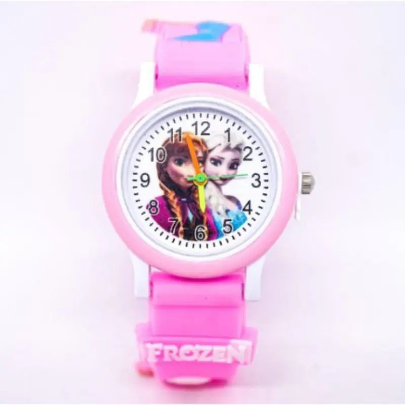 COD Jam Tangan Anak  Perempuan Analog  Ring Karakter Frozen Karet 0