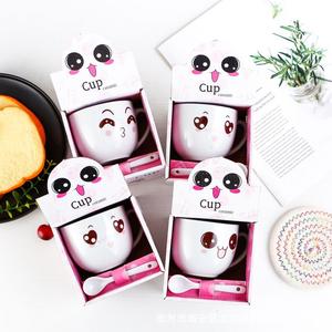 แก้วกาแฟ เซรามิก ลายสัตว์น่ารัก เหมาะเป็นของขวัญ clear  glass