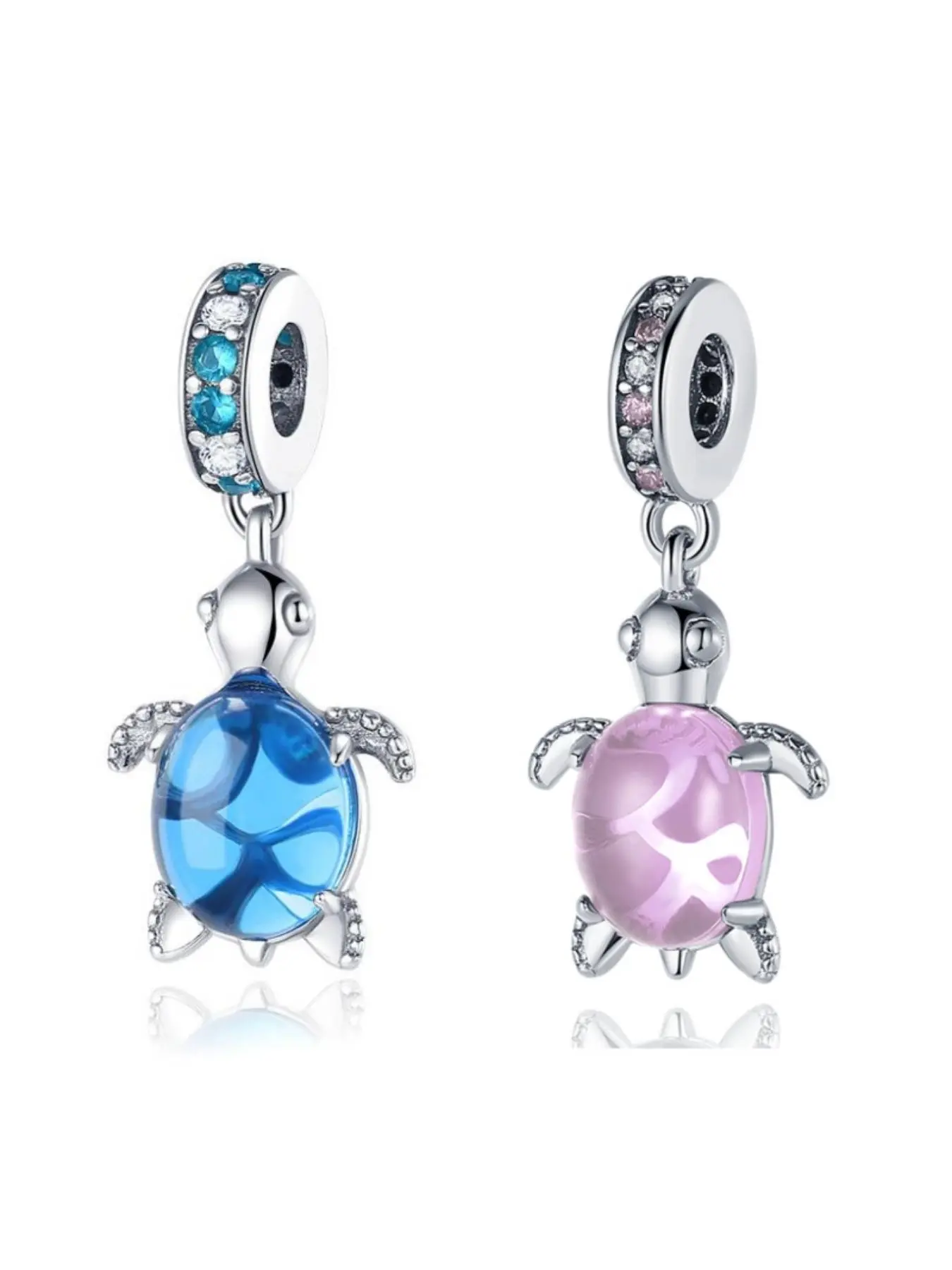 Turtle Design Charm, Fashionable Jewelry Making Supplies for Women's Bracelets & Necklaces, Creative Handcraft Gifts
