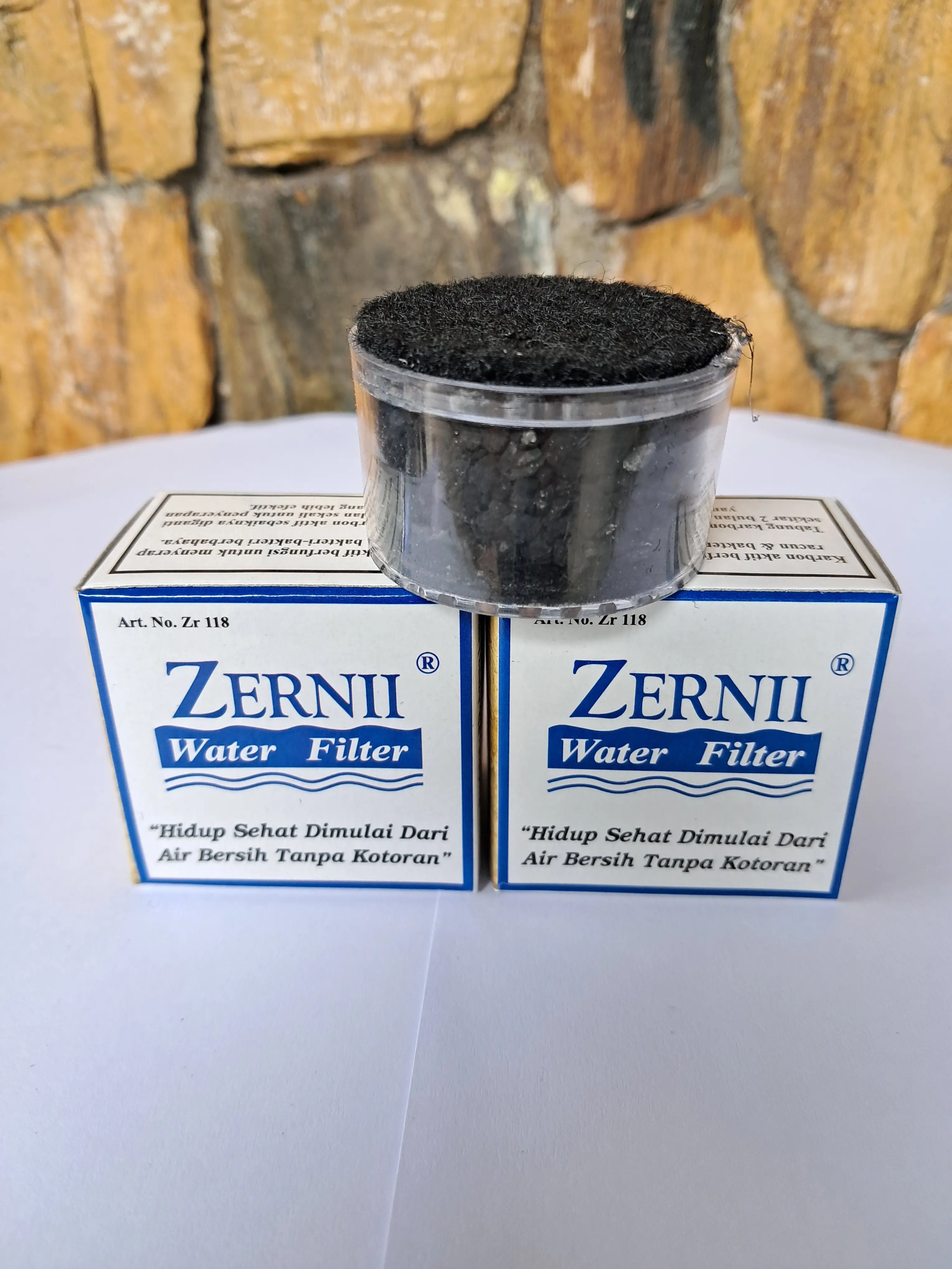 Karbon Zernii untuk filter air Zernii