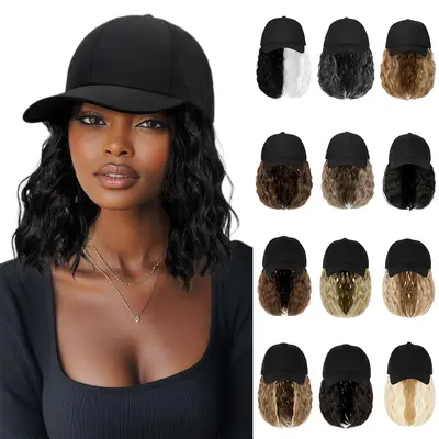 Wig Curly Hair With Visor They See Me Rolling They Hating Visors