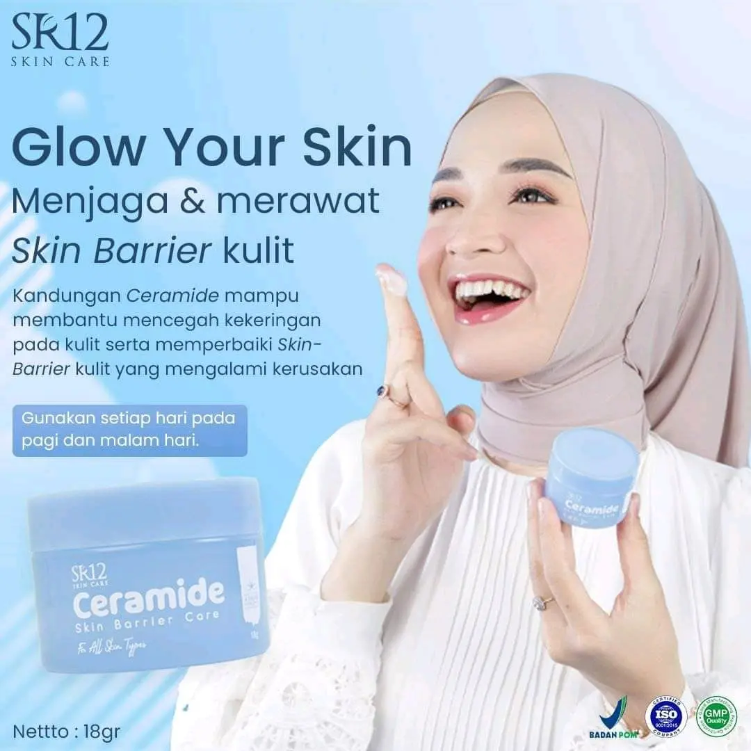 CERAMIDE SR12 | MOISTURIZER | PELEMBAB WAJAH | MENCERAHKAN | MERAWAT SKIN BARRIER | BPOM | AMAN U/ BUSUI