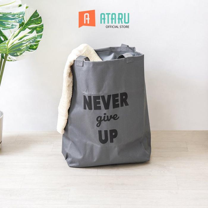 Gambar Ataru 35X20X48 cm Tas Laundry - Abu-Abu Laundry Bag Tas Bahu Serbaguna Tas Baju Cucian Grocery Tote dari Ataru_NEW Kab. Tuban Tokopedia