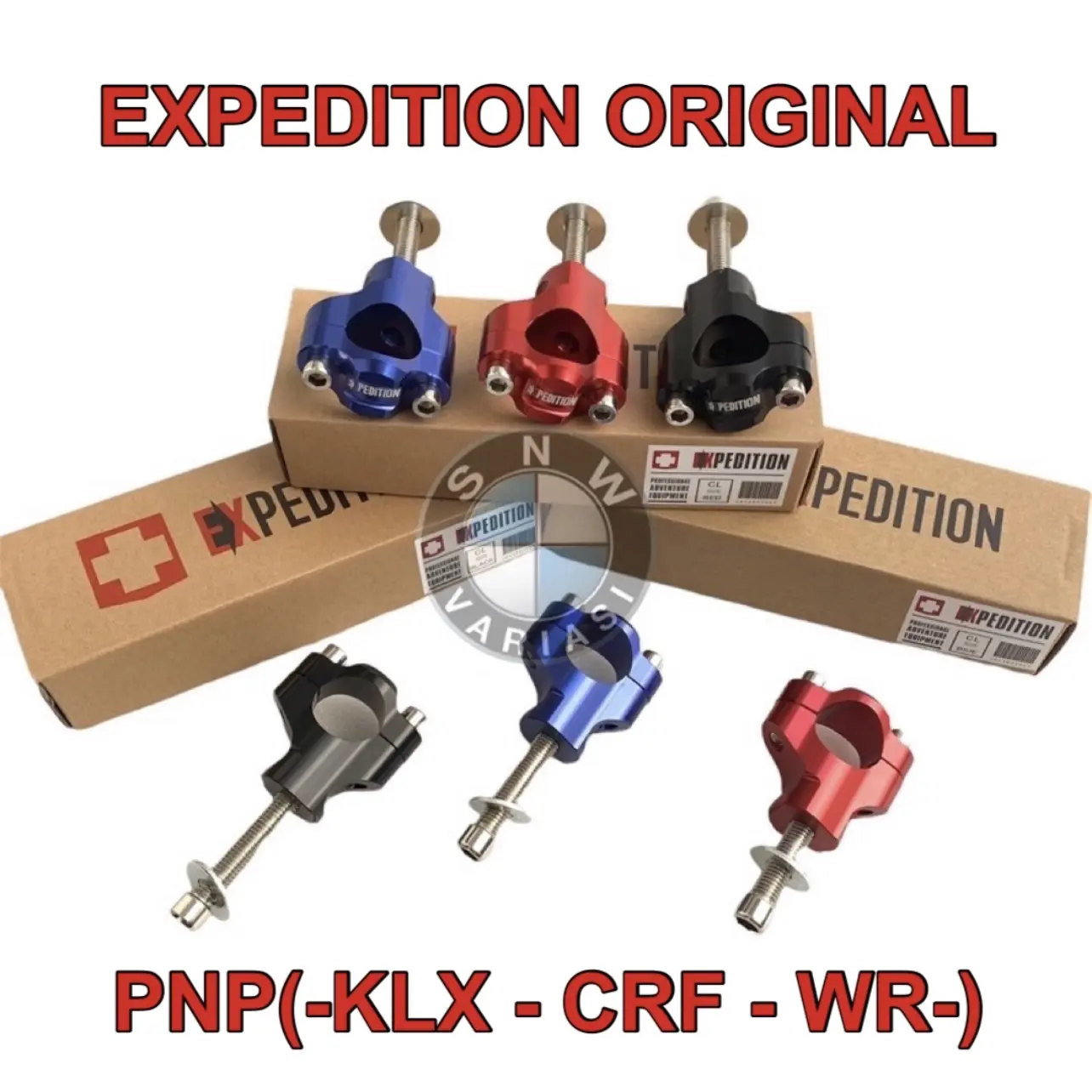 EXPEDITION Raiser Peninggi Stang Original Full Cnc Baut 1 Crf Klx Wr 155 Motorcycle