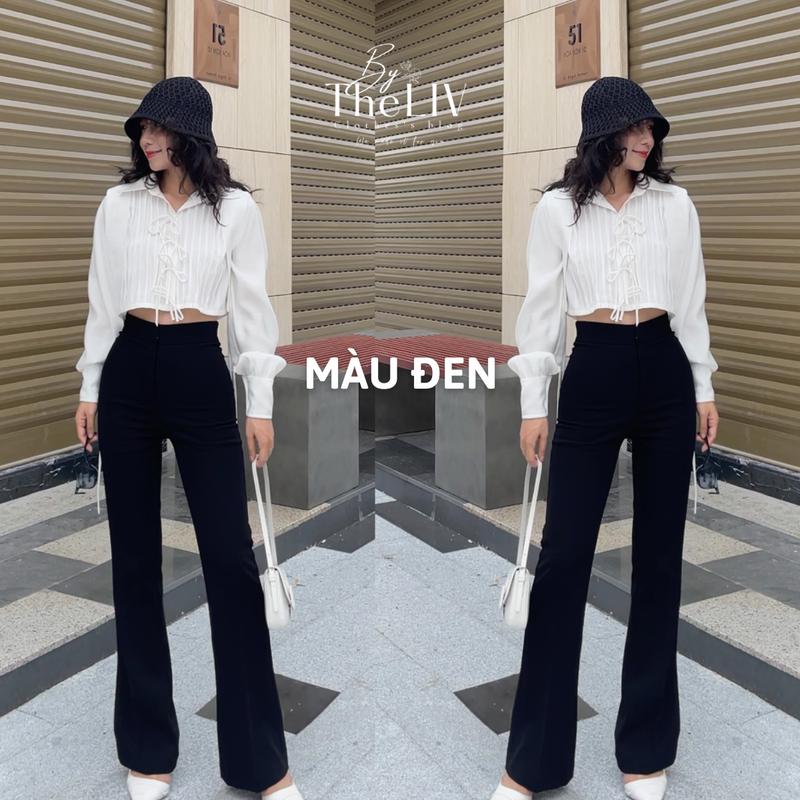 Quần Ống LOE VỪA LILA (FORM MỚI Từ ngày 13/4/2023), Có 3 Tuỳ Chọn Chiều Dài Quần 95cm - 100cm - 105cm