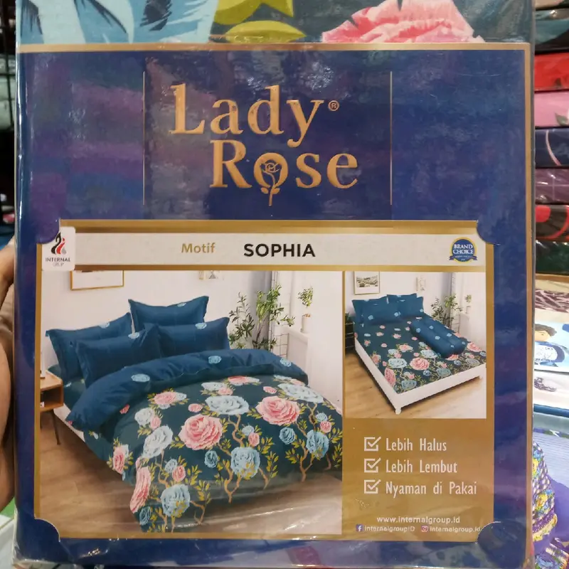 SEPRAI LADDY ROSE 180X200 Katun Bunga King Size 1