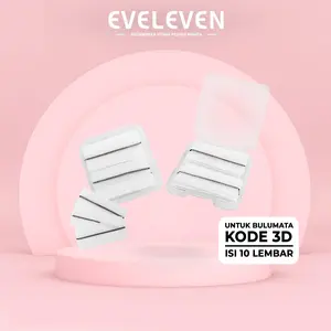 EVELEVEN 10PCS Reusable Lem Bulu Mata Palsu PEREKAT LEM BULU MATA Eyelash Bulumata Extension