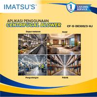 Gambar IMATSU'S Centrifugal Fan DE300 Blower Keong 380V High Pressure 700Pa Industrial Ventilation Exhaust Blower dari Kipas Online CKE Kab. Tangerang 3 Tokopedia
