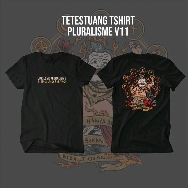 kaos gambar pluralisme semar