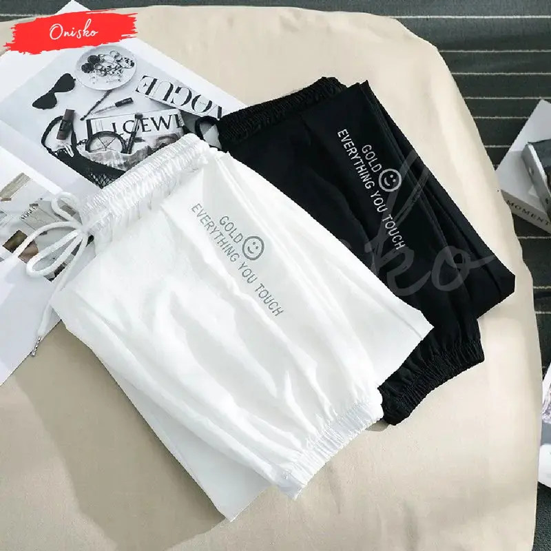 Celana Olahraga Anak Panjang Joger Terbaru Unisex Laki Laki Perempuan Cewek Cowok Usia 1 2 3 4 5 6 7 8 9 10 11 12 13 14 15 Tahun Bahan Fleece Premium Tebal SABLON GOLD EVERYTHING YOU TOUCH Size 6 8 10 12 14 16 PAUD TK SD SMP Warna Baby Blue Kuning 0