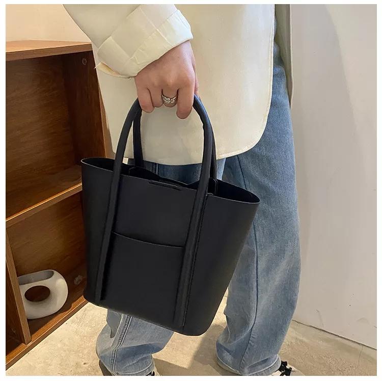 totebag wanita Dresden/tote bag korea/tote wanita murah/Tas kekinian kulit tote 2