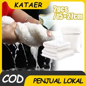 2pcs 15x27cm Magic Bag Filter Cotton Kantong Filter Cotton Blanket Bag Untuk Sump Filter Akuarium