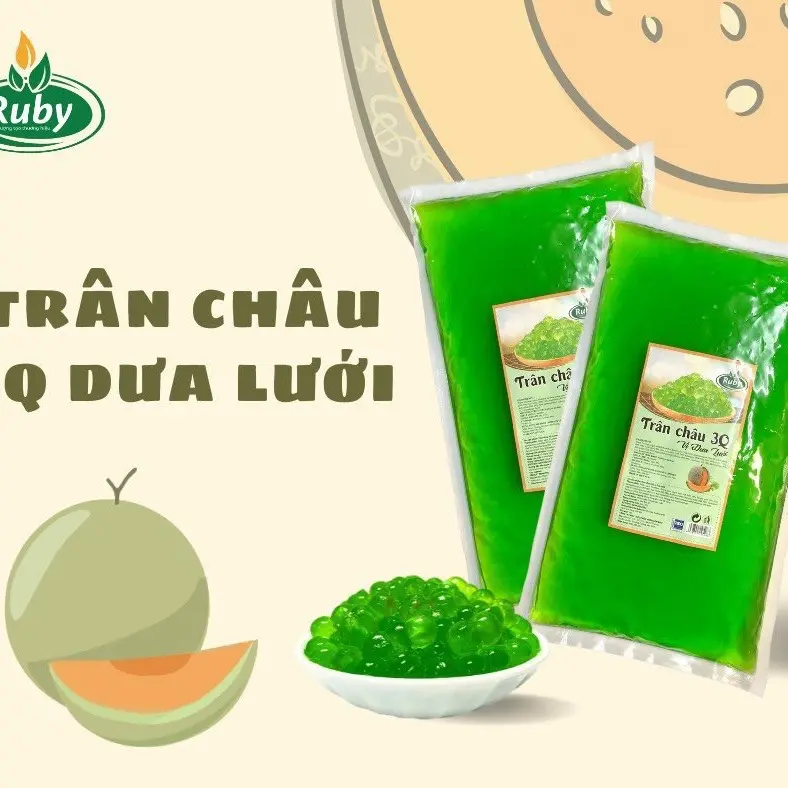 Chân Châu 3Q ĐỦ MÀU ĐỦ VỊ LOẠI MỚI GÓI 2KG -BẾP TRÀ SỮA SÓC KUN Topping 0