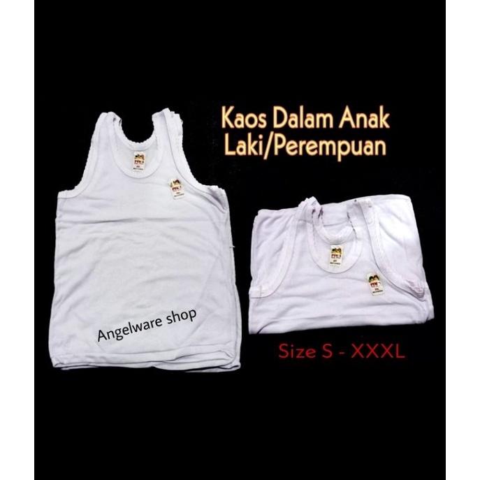 Paket Isi 12 Pcs Singlet Kaos Dalam Lusinan Kaos Kutang Anak DAISIN SNI Bahan Adem Lembut Nyaman Dipakai 2