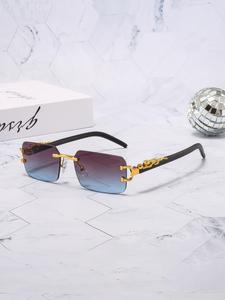 Unisex 1 Pair Ombre Square Sunglasses