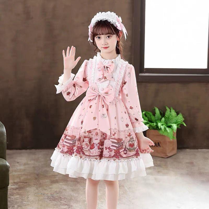 Product Introduction of Váy Lolita, Phong Cách Công Chúa Bé Gái, Dài Tay, Thích Hợp Cho Mùa Xuân Và Mùa Thu, Váy Mới, Phong Cách Phương Tây, Váy Trẻ Em, Không Bao Gồm Phụ Kiện, Có Ngày Tháng Năm 2025 5